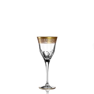 Cristallerie - GIULIA GOLD 421 verres à pied, gobelets, martini, cruches, carafe - MARIO CIONI & C