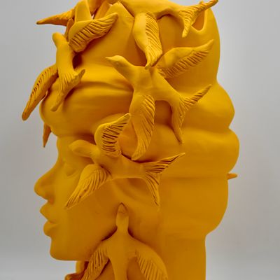 Objets de décoration - OBJET FAIT MAIN EN CÉRAMIQUE PRIMAVERA - OVO