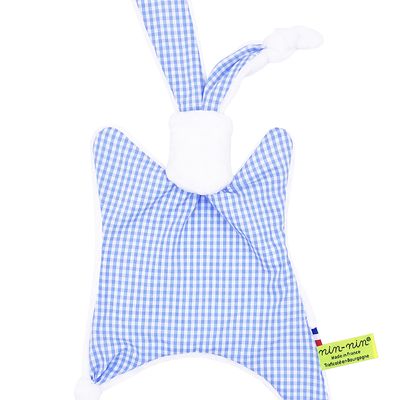Homewear bien-être - DOUDOU LE VICHY BLEU - NIN-NIN