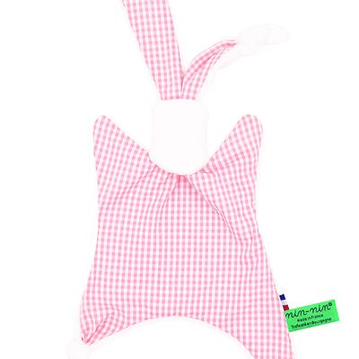 Homewear bien-être - DOUDOU LE VICHY ROSE - NIN-NIN