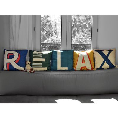 Cushions - Letter cushions (covers) - MARON BOUILLIE