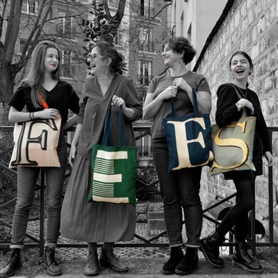 Stationery - Alphabet letter tote bags - MARON BOUILLIE