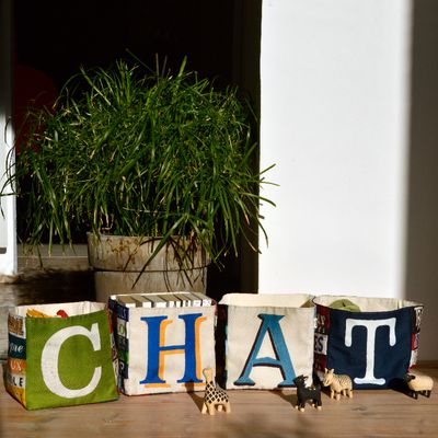 Organizer - Alphabet home storage baskets - MARON BOUILLIE