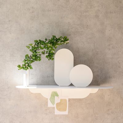 Aménagements pour bureau - Etagère SIMPLY - White sans miroir - MADEMOISELLE JO