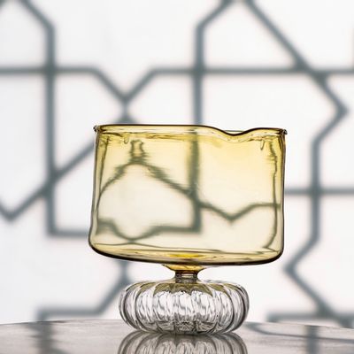 Cristallerie - Bocal Golden Glow - ASMA'S CRAFTS