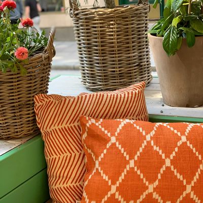 Cushions - Bouclé/Linen Cushions - Check - CHHATWAL & JONSSON