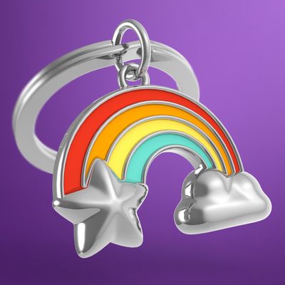 Bags and totes - Rainbow Key Chain - METALMORPHOSE