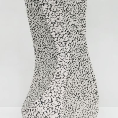 Vases - Large Vase with Shaved Lacquered "Elephant" Skin - GILLES CAFFIER