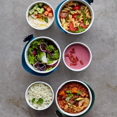 Repas pour enfant - Boite repas/ Lunch Box Original de 1L (2 bols séparés mais connectés) - BLACK+BLUM EUROPE