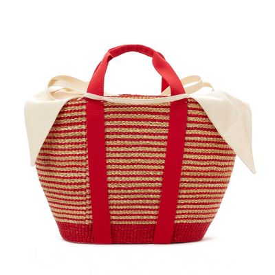 Sacs et cabas - ABBY XL – MSTRIPE – ECRU COTON T - MUUÑ