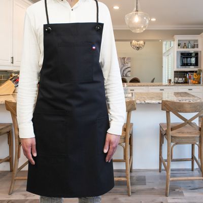 Aprons - Japanese style apron - Made in Burgundy - AMWA AND CO