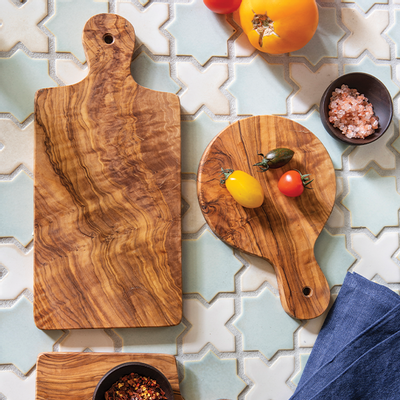 Plats et saladiers - Olive wood boards - BE HOME