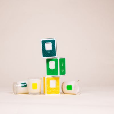 Ceramic - Scented candle - 100% natural wax - LA PROMENADE