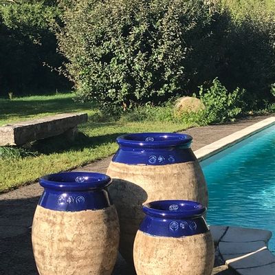 Poterie - Jarres forme Olive patine prestige - TERRES D'ALBINE