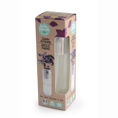 Accessoires de jardinage - Jardin autonome Basilic pourpre bio - RADIS ET CAPUCINE
