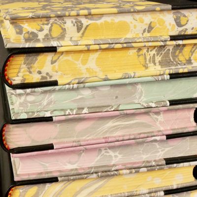 Stationery - HALF LEATHER NOTEBOOK - LEGATORIA LA CARTA