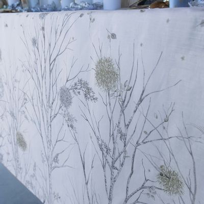 Linge de table textile - OVNI - Nappe en lin imprimé - ALEXANDRE TURPAULT