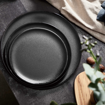 Tea and coffee accessories - RAW Black Titanium Tableware - AIDA