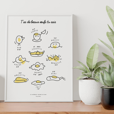 Poster - You know you have beautiful eggs - MARIE OLLIER