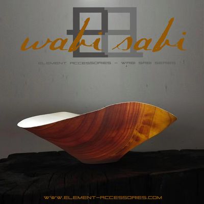 Decorative objects - Wabi Sabi wooden bowl hand-carved by master artisan - ELEMENT ACCESSORIES