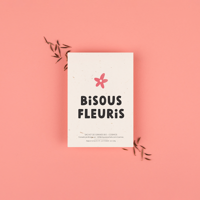 Card shop - Flower Kisses — Seed Bags to Give - LA FABRIQUE À SACHETS