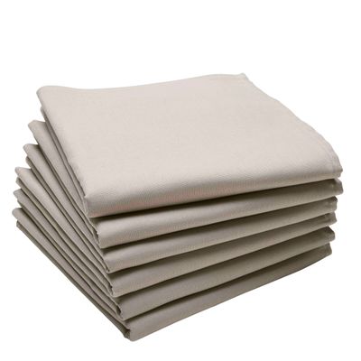 Linge de table textile - Cambrai Tourterelle / Nappe et serviette - COUCKE