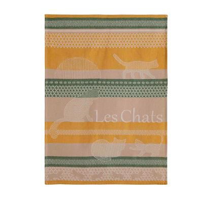 Tea towel - Les Chats/Jacquard tea towel - COUCKE