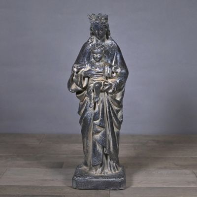 Sculptures, statuettes and miniatures - Virgin Mary Statuette - ATELIERS DAVOY