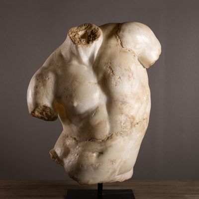 Sculptures, statuettes et miniatures - Torse D'Apollon Géant - ATELIERS DAVOY