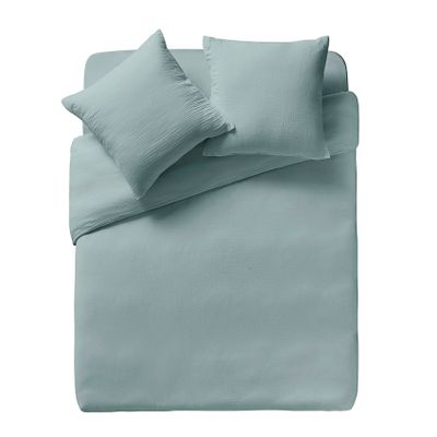 Bed linens - Tendresse Céladon - Cotton Double Gauze Bed Set - ESSIX
