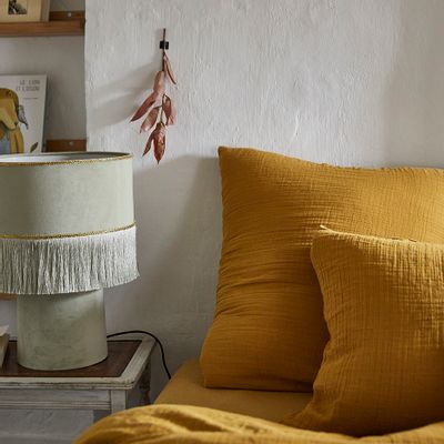 Bed linens - Tendresse Camel - Cotton Double Gauze Duvet Set - ESSIX