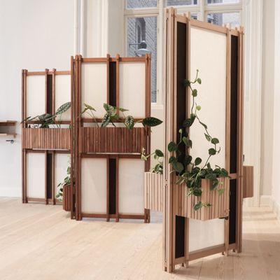 Wall ensembles - SHOJI ROOM DIVIDER  - SQUARELY COPENHAGEN