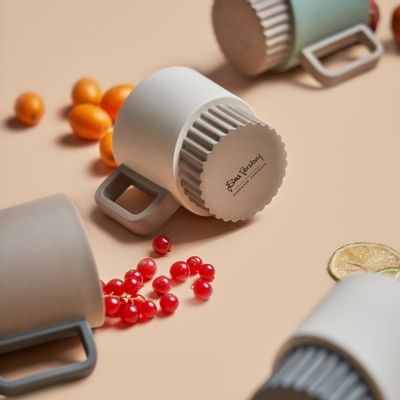 Tasses et mugs - Tasse double couleur Corinth - ESMA DEREBOY HANDMADE PORCELAIN