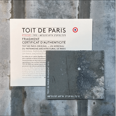 Decorative objects - FRAGMENT - TOIT DE PARIS