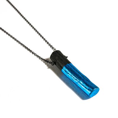 Jewelry - Blue and BLUE-KIN Necklace - CHARCOAL ESKIMEÏT