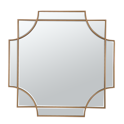 Miroirs - MIROIR SOLANGE DORE CUIVRE 80X80CM - EMDE