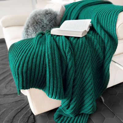 Throw blankets - CANNES plaid - Wool & alpaca - MAISON BONNEFOY