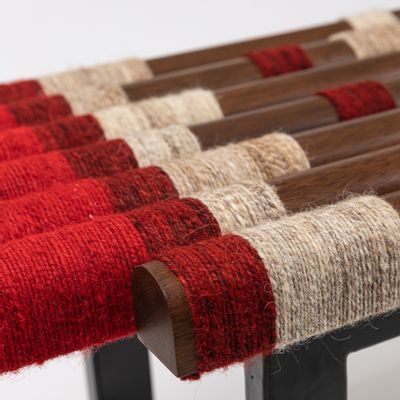 Autres tapis - Ain Alkafa (eyelashes) Bench - MANAL ALMAIMOUNI