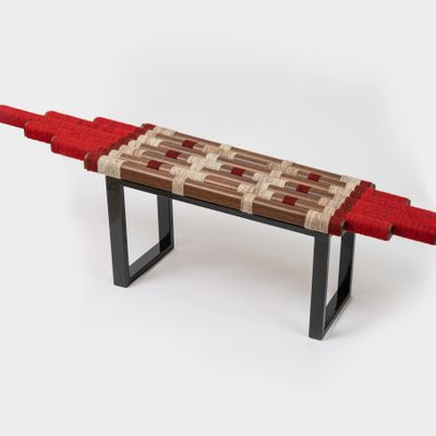 Other caperts - Ain Alkafa (Eyelashes) Bench. - MANAL ALMAIMOUNI