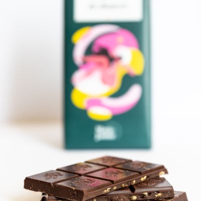 Chocolate - Chocolate bars with hemp seeds - MARIE JANINE CBD