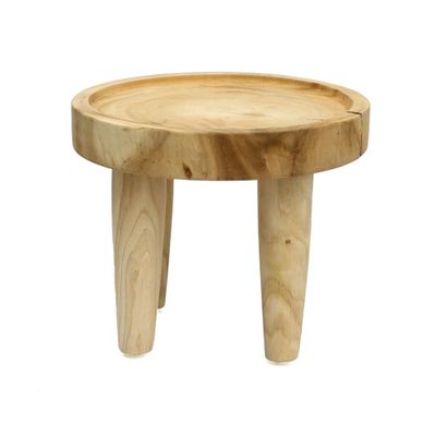 Coffee tables - The Samanea Side Table - Natural - BAZAR BIZAR LIVING