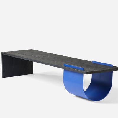 Tables basses - Table basse Babel One Bleu 160 - BABEL BRUNE