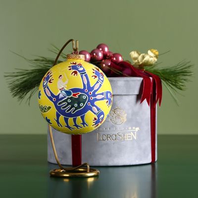 Guirlandes et boules de Noël - BOULE DE NOËL EN CÉRAMIQUE «DRAGON» - LORASHEN