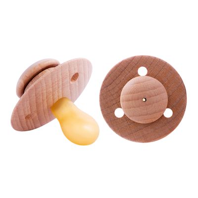 Accessoires pour puériculture - Tétine 100% naturelle en bois & caoutchouc pur | Collection Pure - TOTOTE