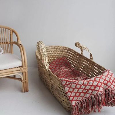 Objets déco enfant - BALOU - Couffin en feuilles de palmier - HYDILE