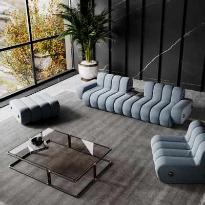 Ottomans - Dakota Ottoman - PORUS STUDIO