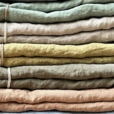 Linge de lit - linge de maison en lin lavé fabrication 100% Française - LA DRAPERIE FRANCAISE