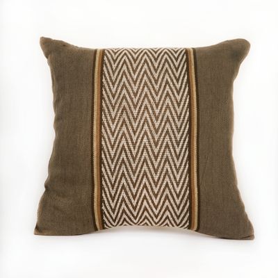 Fabric cushions - Housse de coussin Nge Chevron - 50 x 50 cm - TRADITIONAL ARTS AND ETHNOLOGY CENTRE (TAEC)