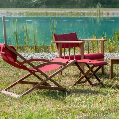 Fauteuils de jardin - Fauteuil Lounge en robinier FL103. - AZUR CONFORT