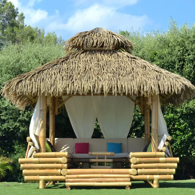 Gazébos, belvédères et pavillons de jardin - Gazebo bambou - L'HYDILE - HYDILE